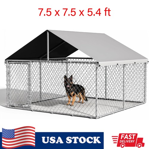 Large metal outdoor dog - large,